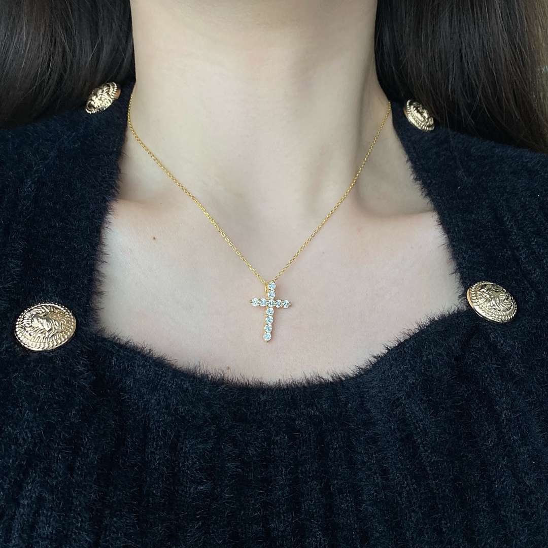 [Max Jewelry ]Unique Cross Shape Necklace