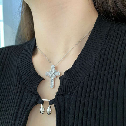 [Max Jewelry ]Gypsophila With Dimonds Necklace