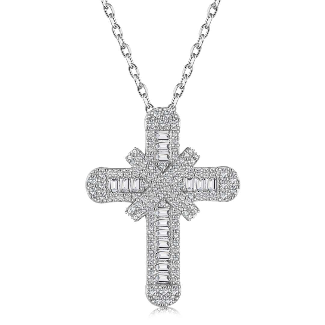 [Max Jewelry ]Gypsophila With Dimonds Necklace