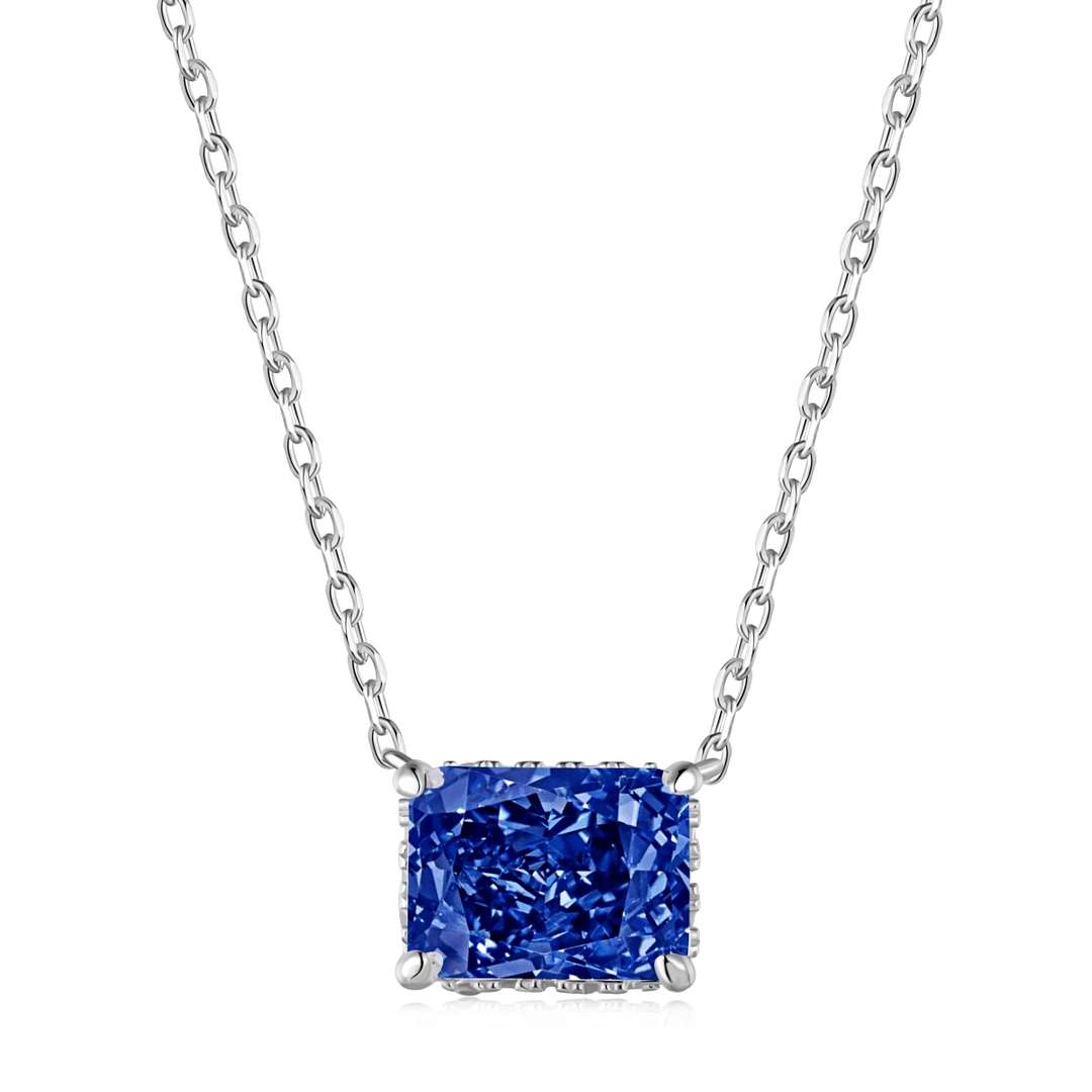 [Max Jewelry ]Luxurious Square Shape Colorful Necalack