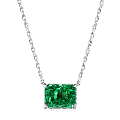 [Max Jewelry ]Luxurious Square Shape Colorful Necalack