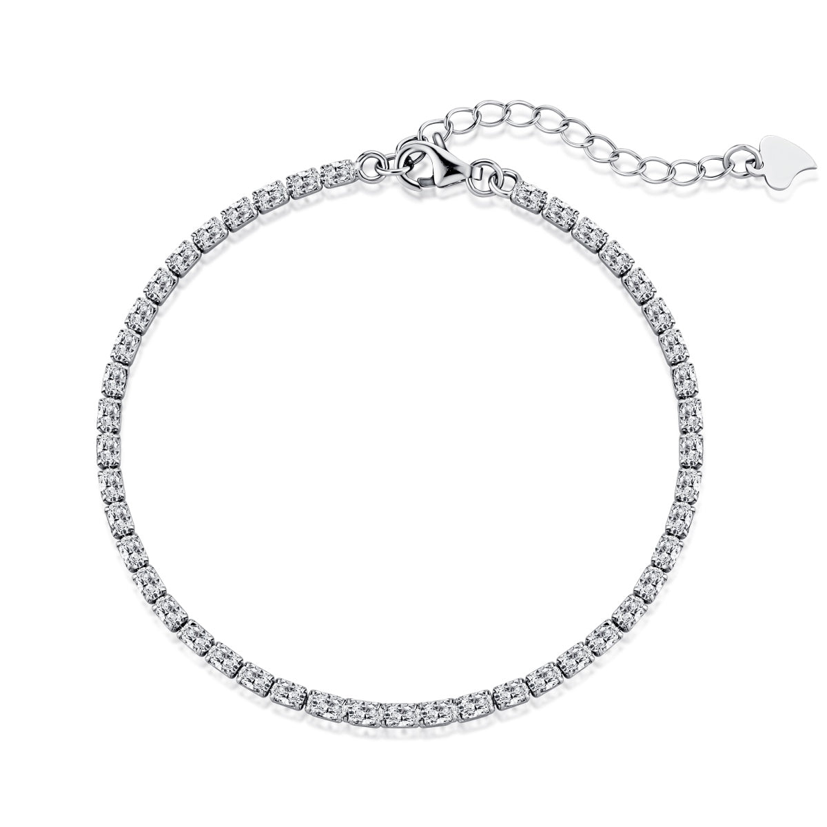 [Max Jewelry ]Elegant Emerald Cut Daily Bracelet