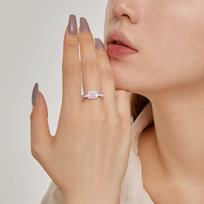 [Max Jewelry ]Exquisite Colorful Radiant Cut Party Ring