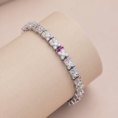 [Max Jewelry ]Unique Colorful Flower Shape Daily Bracelet