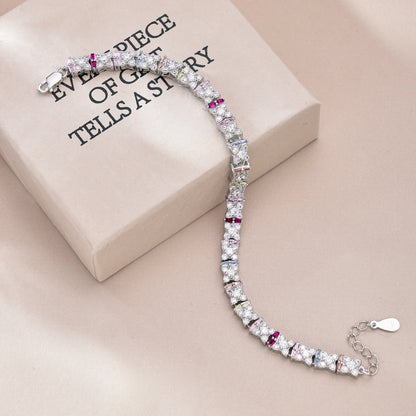 [Max Jewelry ]Unique Colorful Flower Shape Daily Bracelet