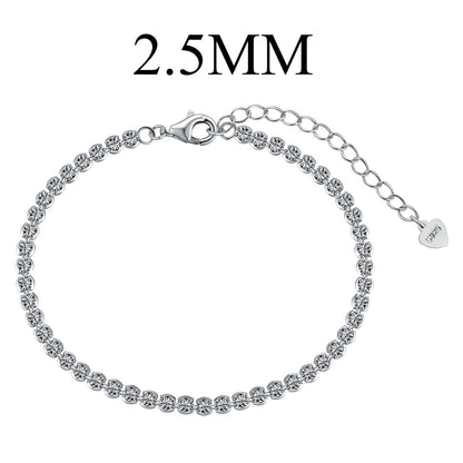 [Max Jewelry ]Dazzling Sparkling Round Cut Daily Bracelet