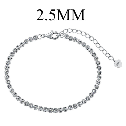 [Max Jewelry ]Dazzling Sparkling Round Cut Daily Bracelet