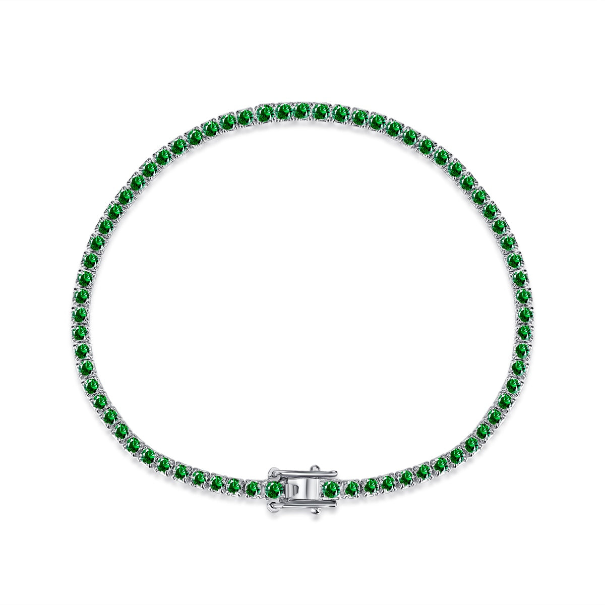 [Max Jewelry ]Dazzling Colorful Round Cut Daily Bracelet