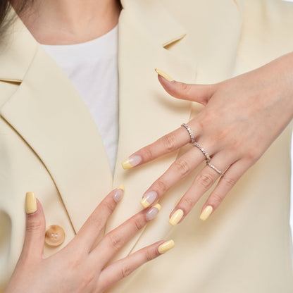 [Max Jewelry ]Elegant Vivid Round Cut Daily Ring