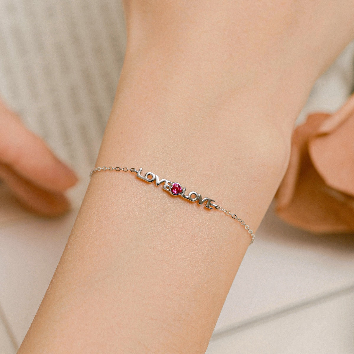 [Max Jewelry ]Romantic Heart Shape Lover Bracelet