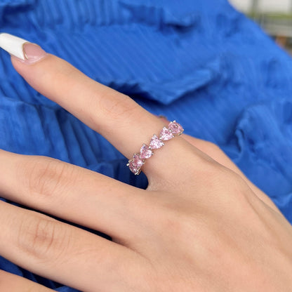 [Max Jewelry ]0.25 Carat Radiant Romance Heart Cut Lover Ring