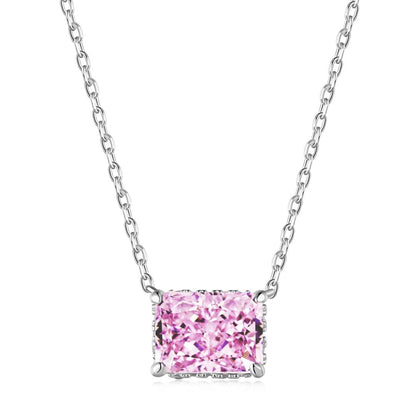 [Max Jewelry ]Luxurious Square Shape Colorful Necalack