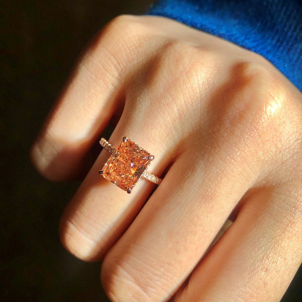 [Max Jewelry ]4.0 Carat Luxurious Engagement Ring