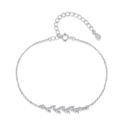 [Max Jewelry ]Elegant Wheat Leaves Shape Bracelet