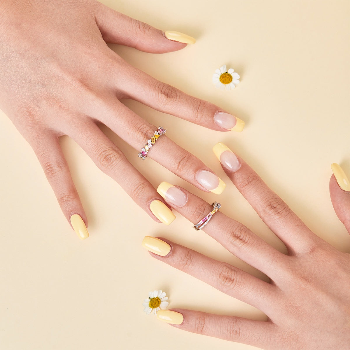 [Max Jewelry ]Energetic Elegant Radiant Cut Party Ring