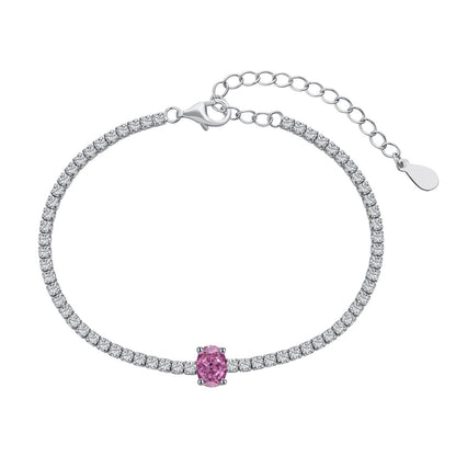 [Max Jewelry ]0.75 Carat Exquisite Oval Cut Daily Bracelet