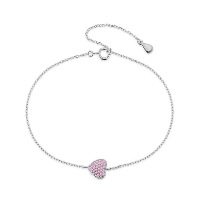 [Max Jewelry ]Heart-Shaped Gentle and Versatile Bracelet