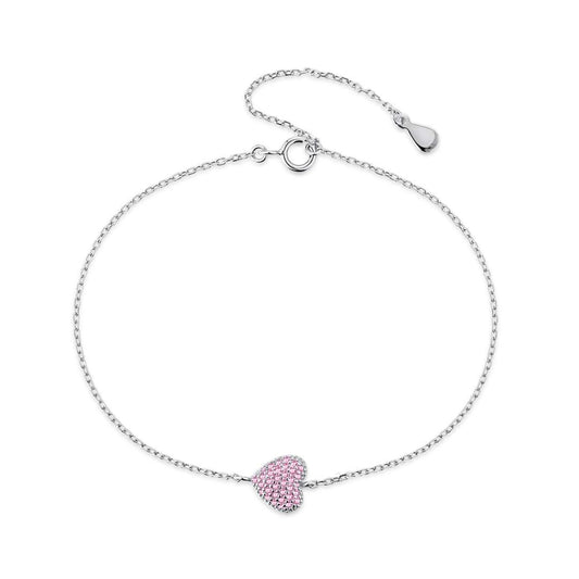 [Max Jewelry ]Heart-Shaped Gentle and Versatile Bracelet