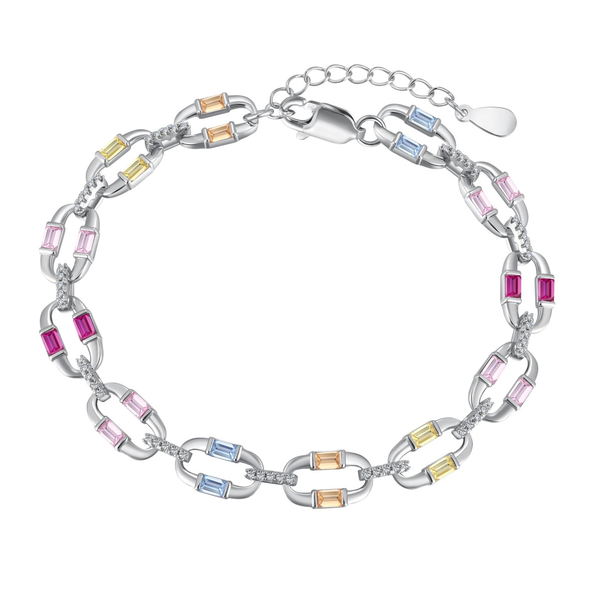 [Max Jewelry ]Dazzling Colorful Daily Bracelet