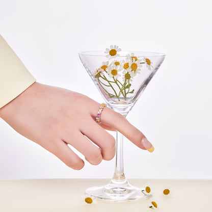 [Max Jewelry ]Dazzling Polychromatic Multi cut Daily Ring