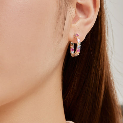 [Max Jewelry ]Unique Round Cut Daily Earrings