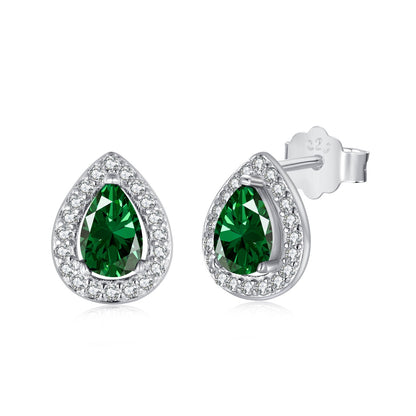 [Max Jewelry ]Luxurious Water Drop Shape Earrings