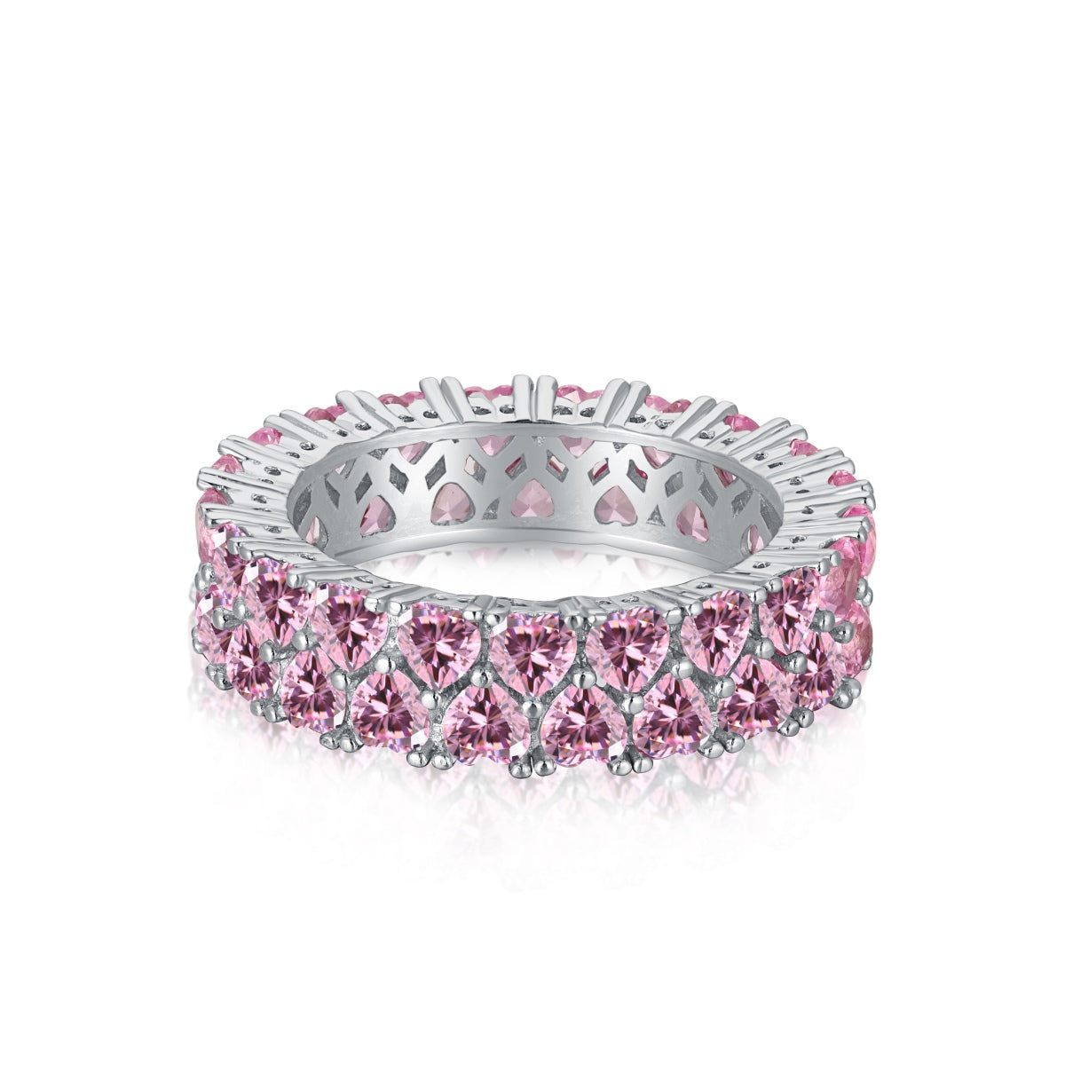 [Max Jewelry ]Sparkling Full Heart Ring