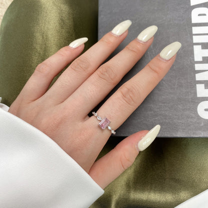 [Max Jewelry ]1.0 Carat Dainty Resplendent Radiant Cut Daily Ring