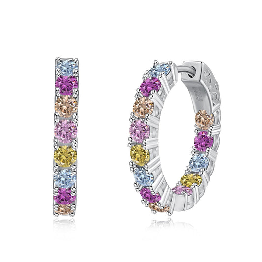 [Max Jewelry ]Unique Round Cut Daily Earrings