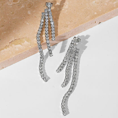 [Max Jewelry ]Luxurious Dainty Banquet Earrings