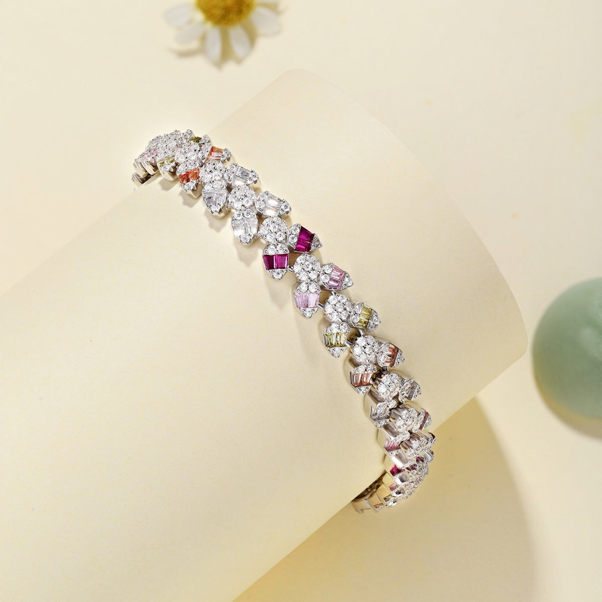 [Max Jewelry ]Dainty Exquisite Flower Shape Daily Bracelet