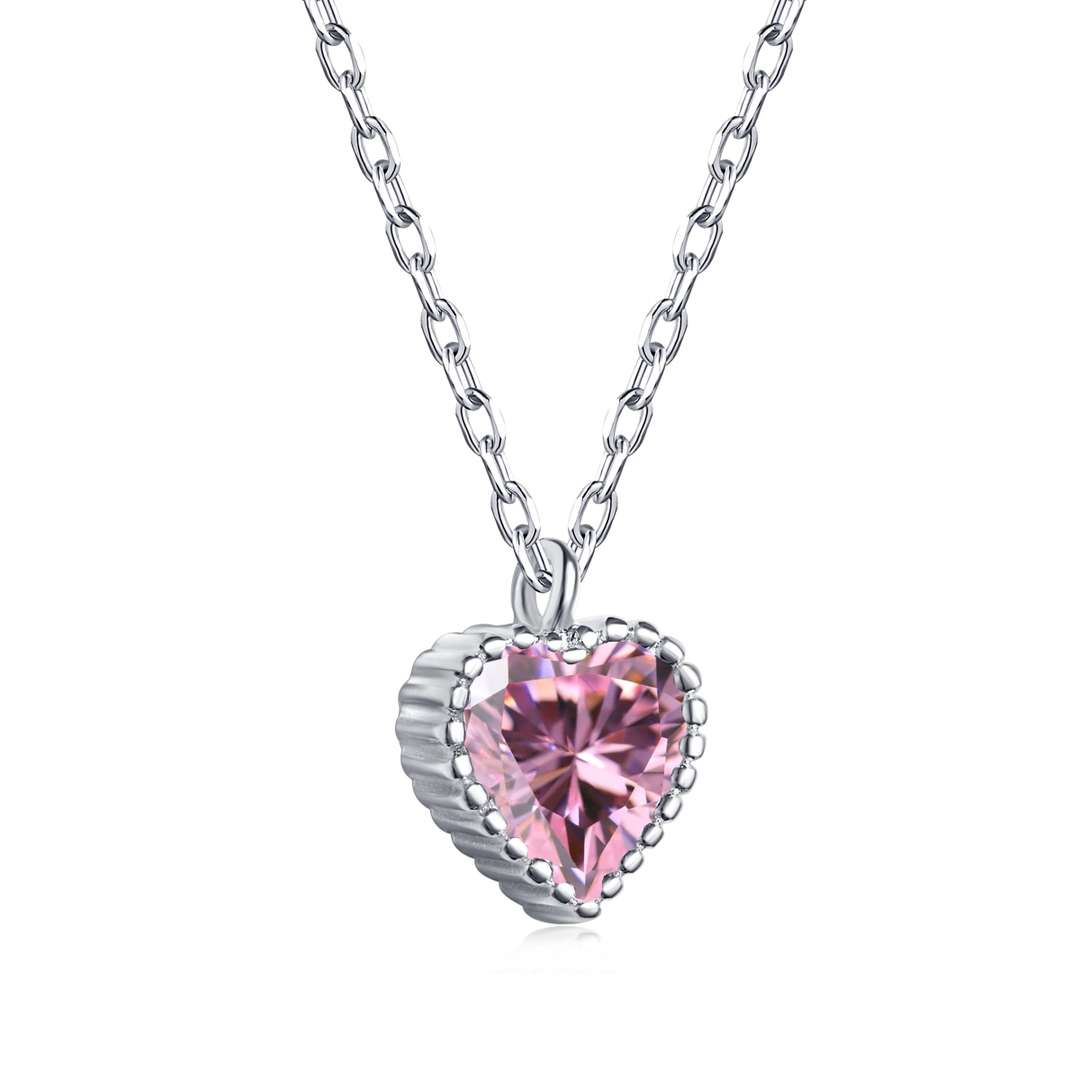 [Max Jewelry ]Ornate Heart Shape Necklace