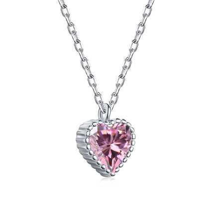 [Max Jewelry ]Ornate Heart Shape Necklace