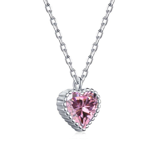 [Max Jewelry ]Ornate Heart Shape Necklace