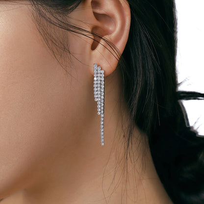 [Max Jewelry ]Luxurious Dainty Banquet Earrings