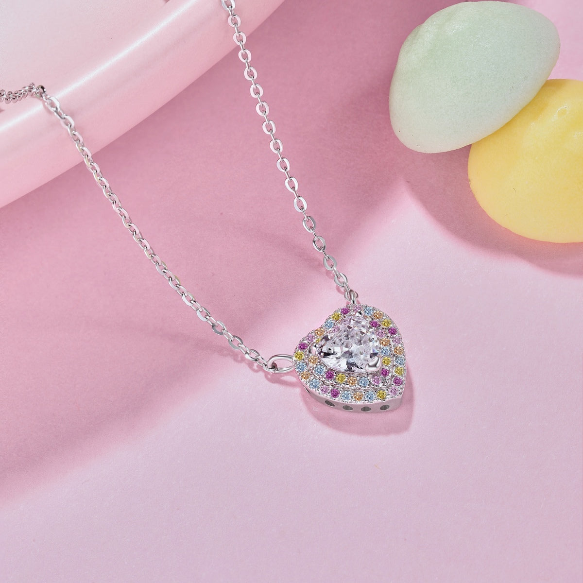 [Max Jewelry ]Exquisite Heart Shape Necklace