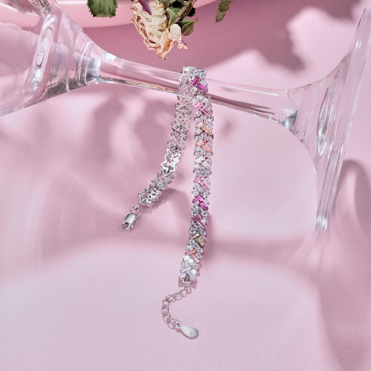 [Max Jewelry ]Dazzling Unique Multi Shape Daily Bracelet