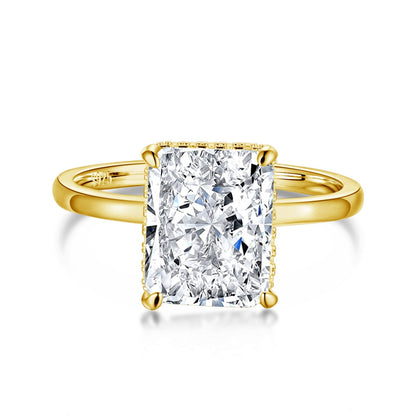[Max Jewelry ]4.0 Carat Ornate Enchanting Radiand Cut Banquet Ring