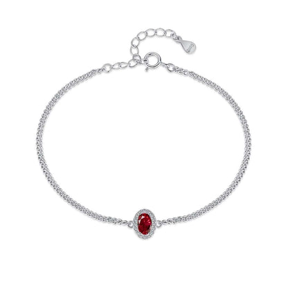 [Max Jewelry ]Exquisite Oval Shape Bracelet