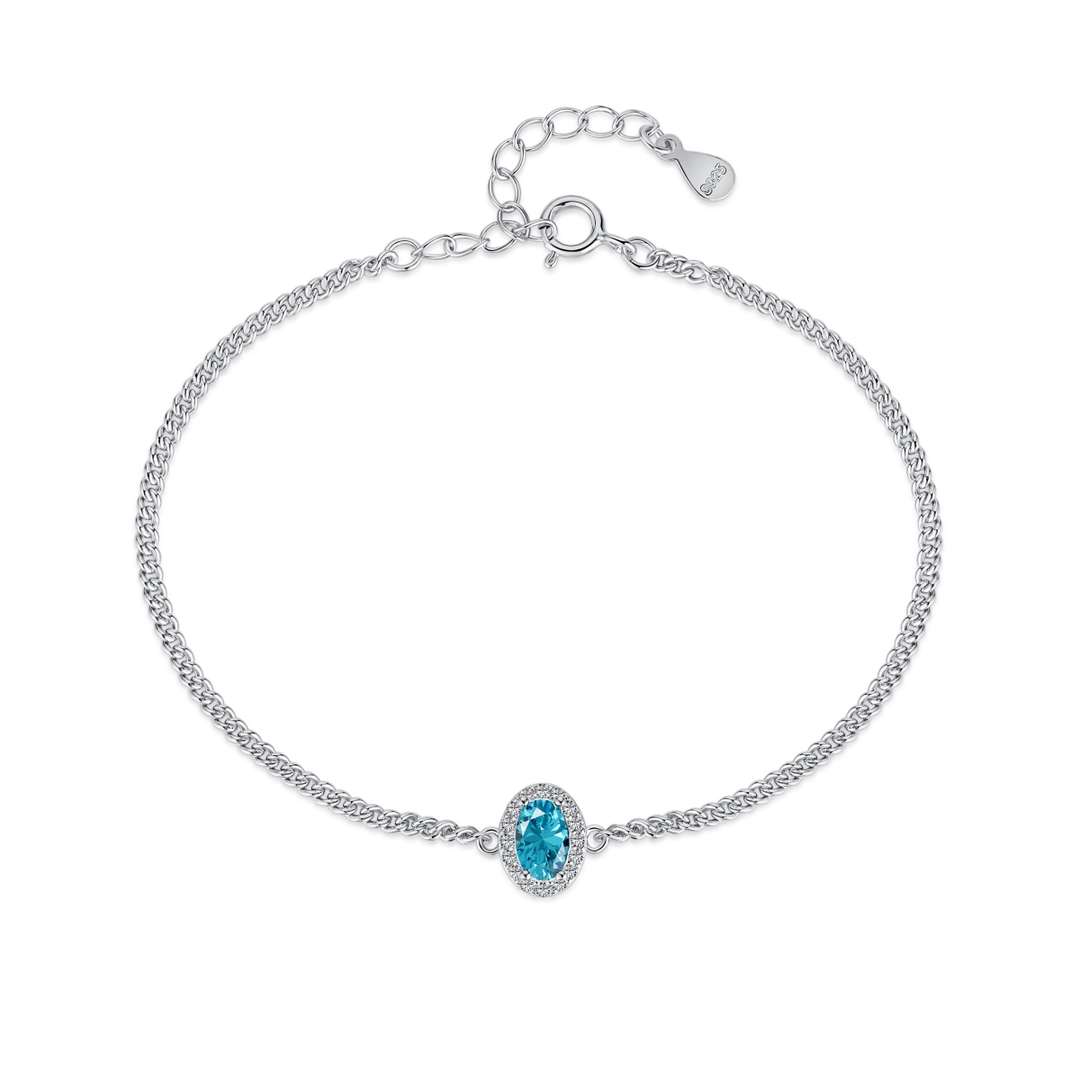 [Max Jewelry ]Exquisite Oval Shape Bracelet