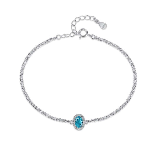 [Max Jewelry ]Exquisite Oval Shape Bracelet