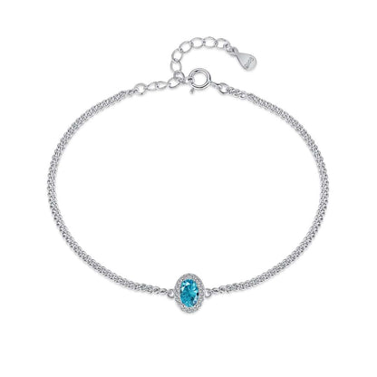 [Max Jewelry ]Exquisite Oval Shape Bracelet