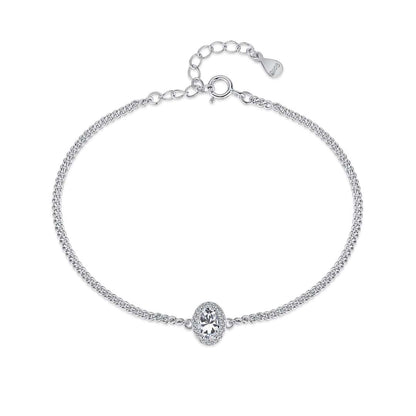 [Max Jewelry ]Exquisite Oval Shape Bracelet