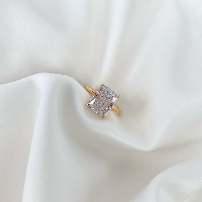 [Max Jewelry ]4.0 Carat Ornate Enchanting Radiand Cut Banquet Ring