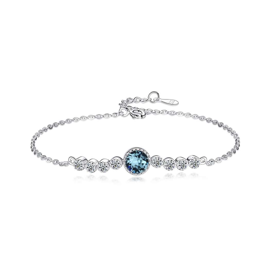 [Max Jewelry ]Luxurious Heart Of The Ocean Bracelet