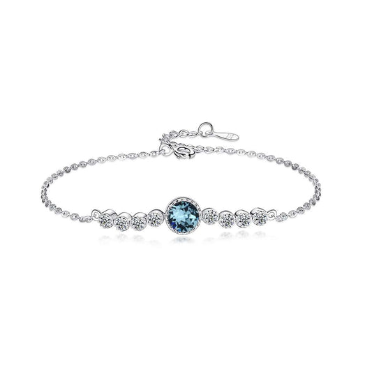 [Max Jewelry ]Luxurious Heart Of The Ocean Bracelet