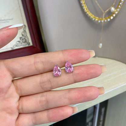 [Max Jewelry ]Ornate Water Drop Shape Earrings
