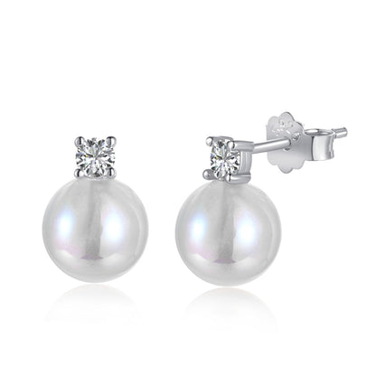 [Max Jewelry ]Symphony Mermaid Pearl Earrings