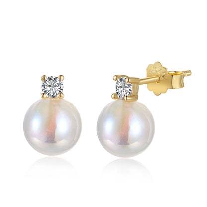 [Max Jewelry ]Symphony Mermaid Pearl Earrings