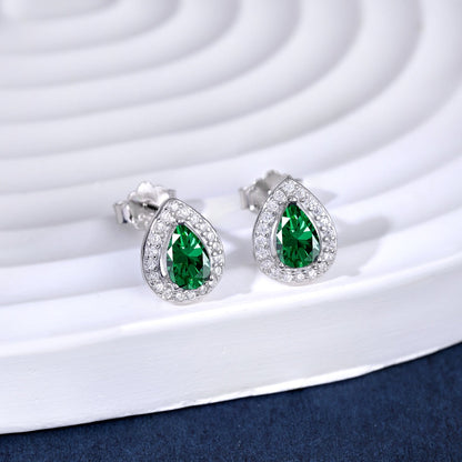 [Max Jewelry ]Luxurious Water Drop Shape Earrings